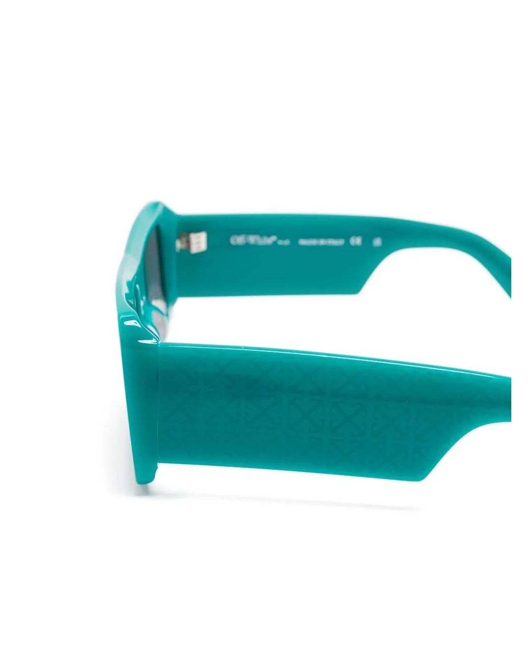Off-White c/o Virgil Abloh Blue Rectangle-Frame Sunglasses
