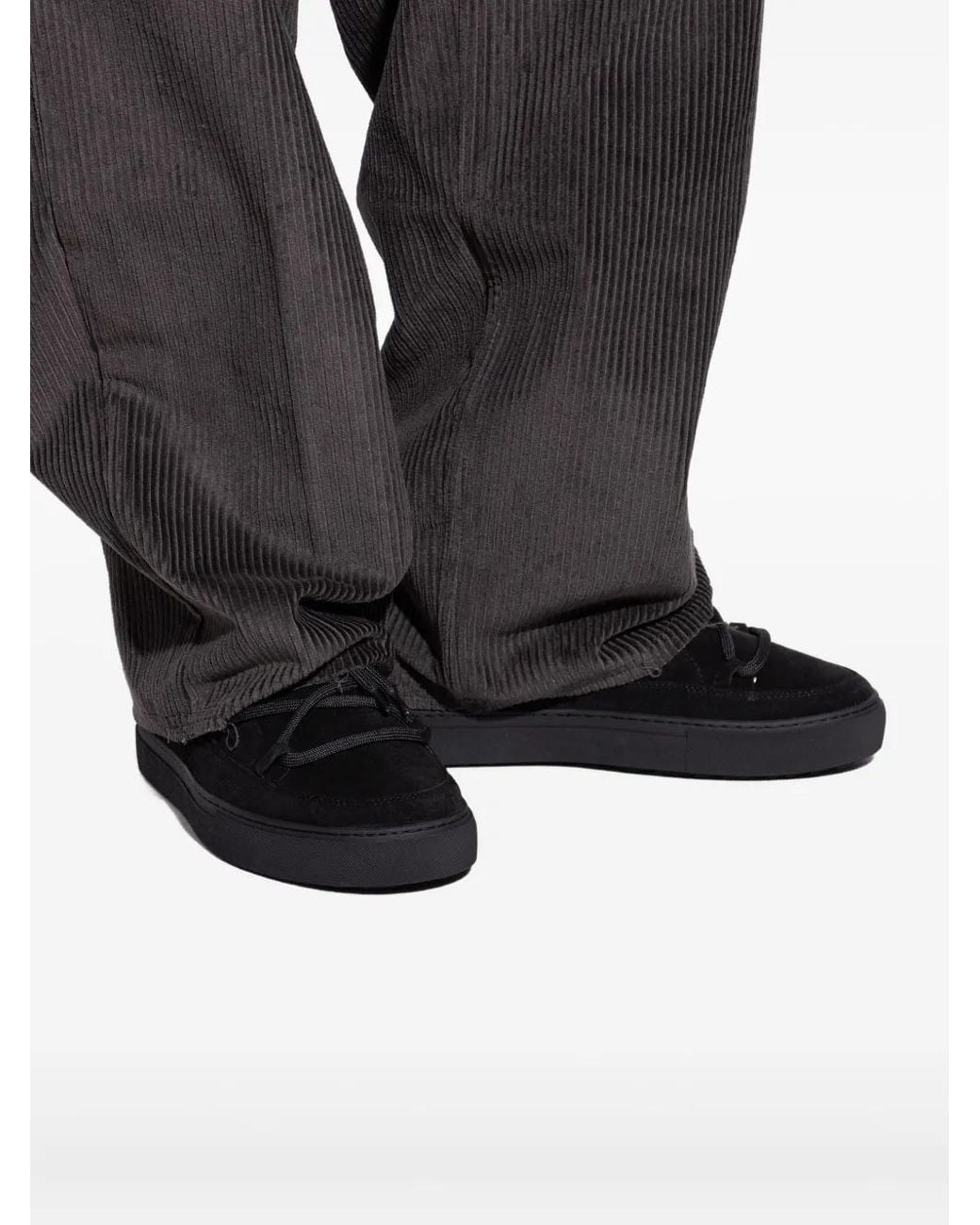 Inuikii Black Classic Low Lace-Up Boots for men