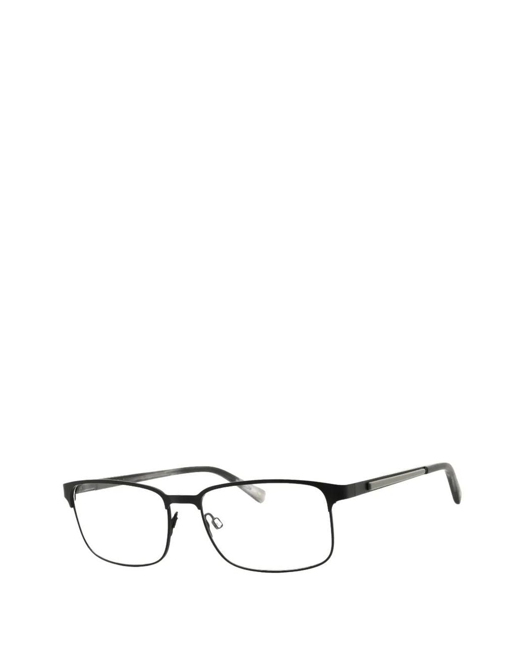JOE OPTICAL White Rectangle-Frame Glasses for men