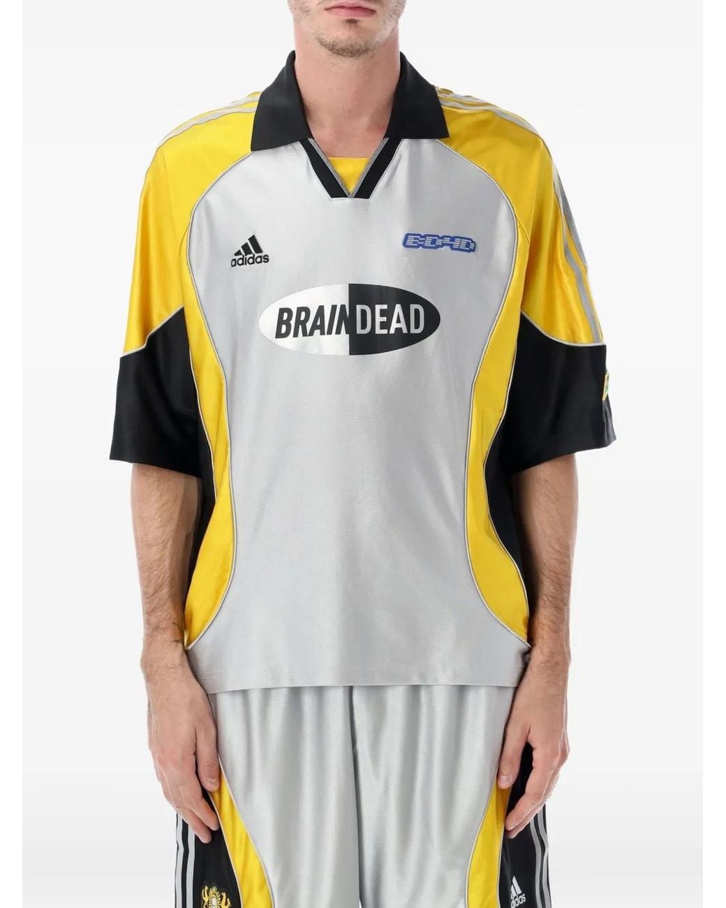 Adidas Blue Adidas X Brain Dead Retro Soccer Shirt for men