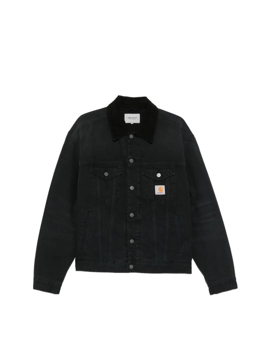 Carhartt Black Stone Canvas Og Trucker Jacket for men