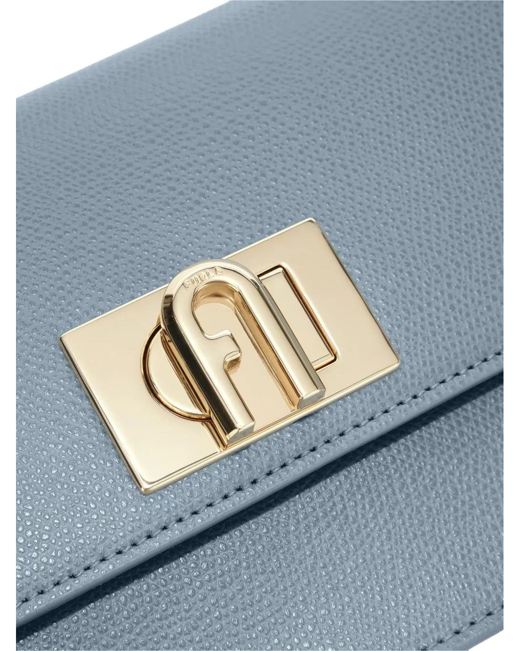 Furla Blue Leather Cross Body Bag