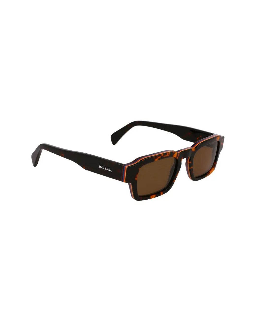 Paul Smith Brown Latimer Rectangle-Frame Sunglasses for men
