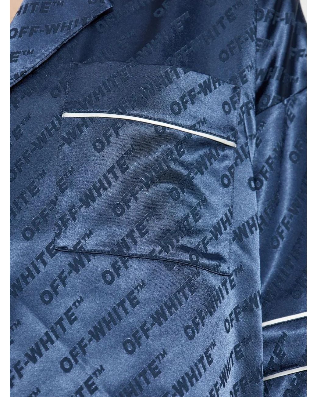 Off-White c/o Virgil Abloh Blue Shirts