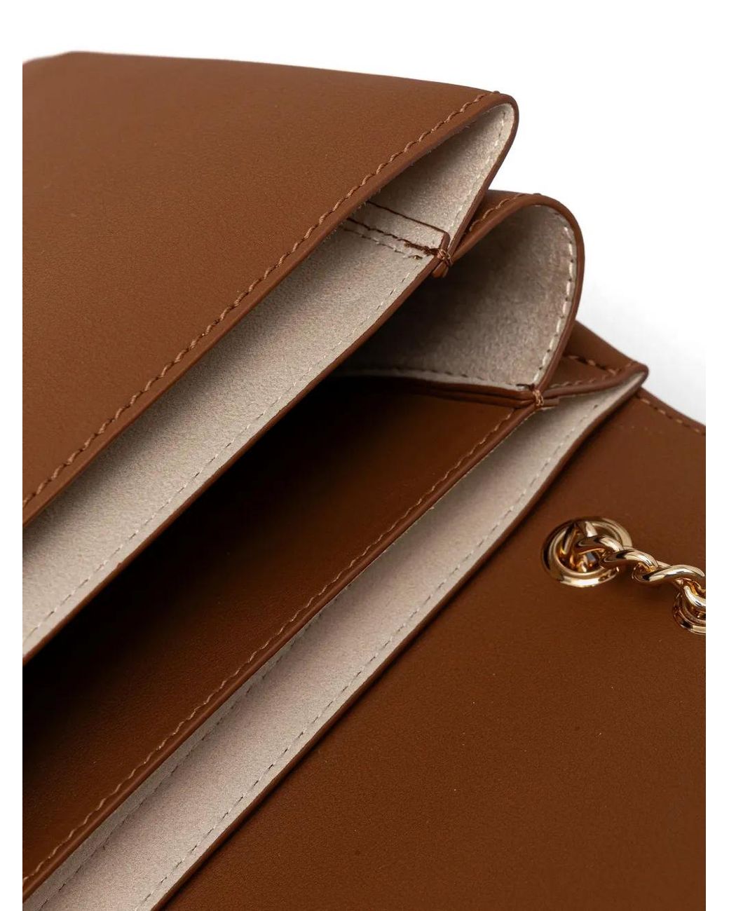 Love Moschino Brown Chain-Strap Cross Body Bag