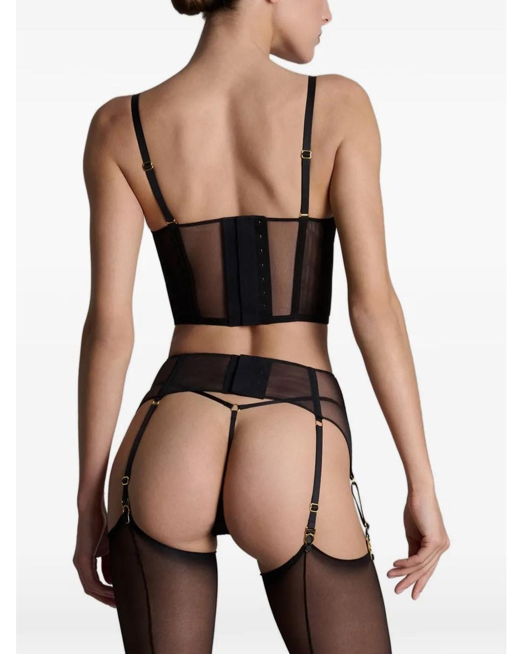 Maison Close Black L'Amoureuse Garter Belt