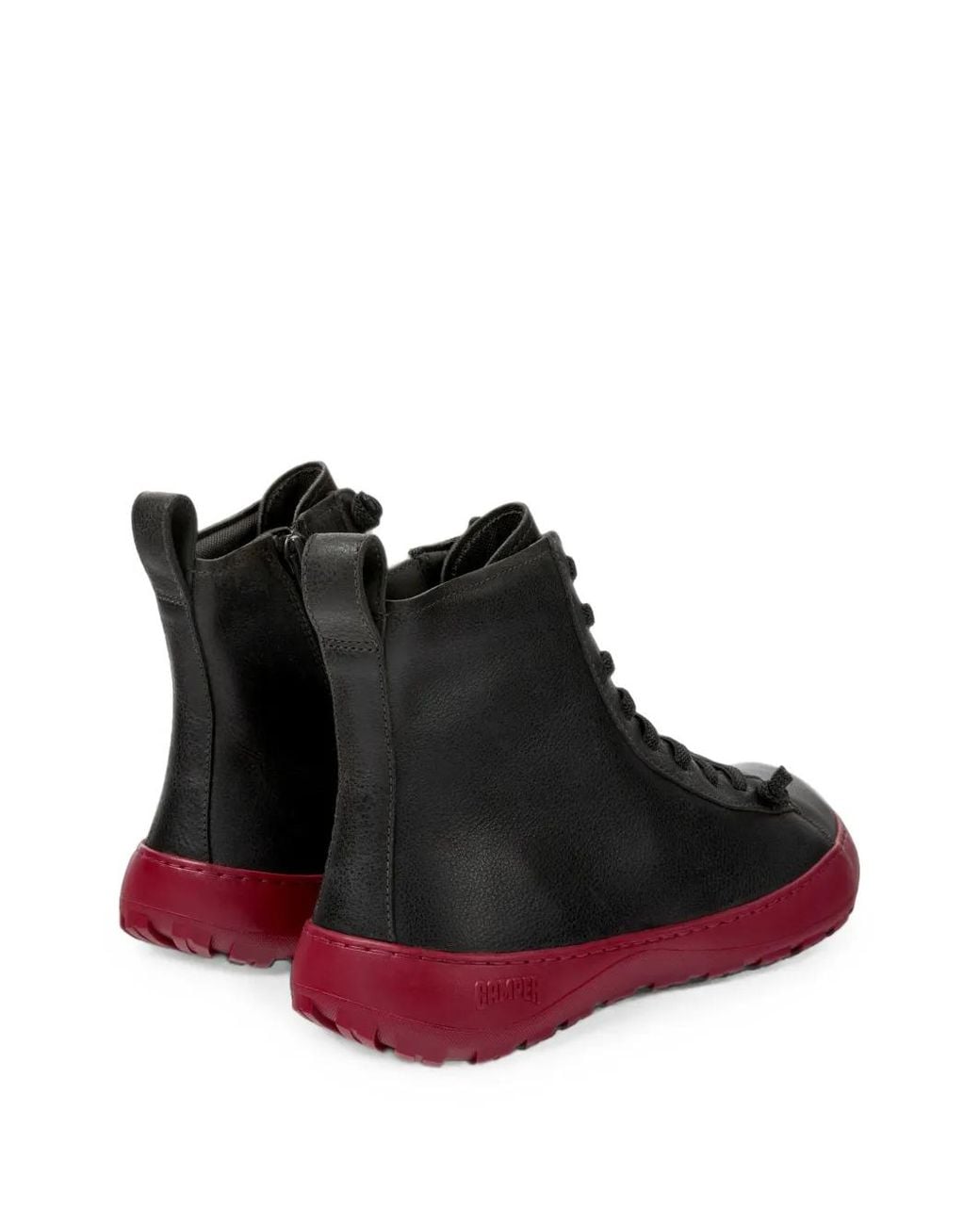 Stivaletti Stringati di Camper in Black
