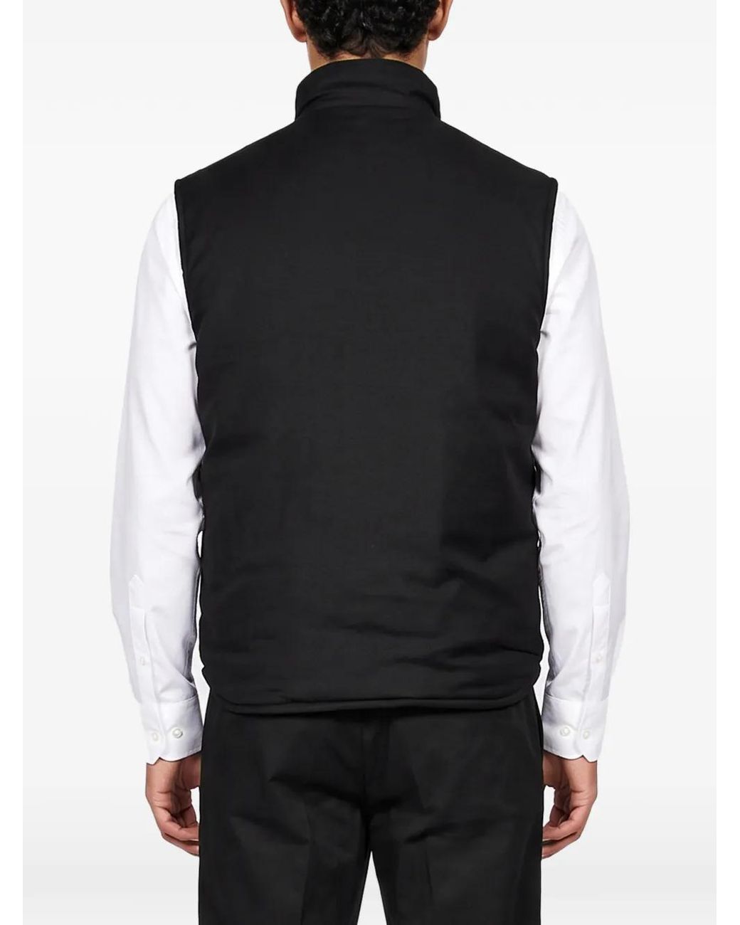Briglia 1949 Black Jackson High-Neck Reversible Gilet for men