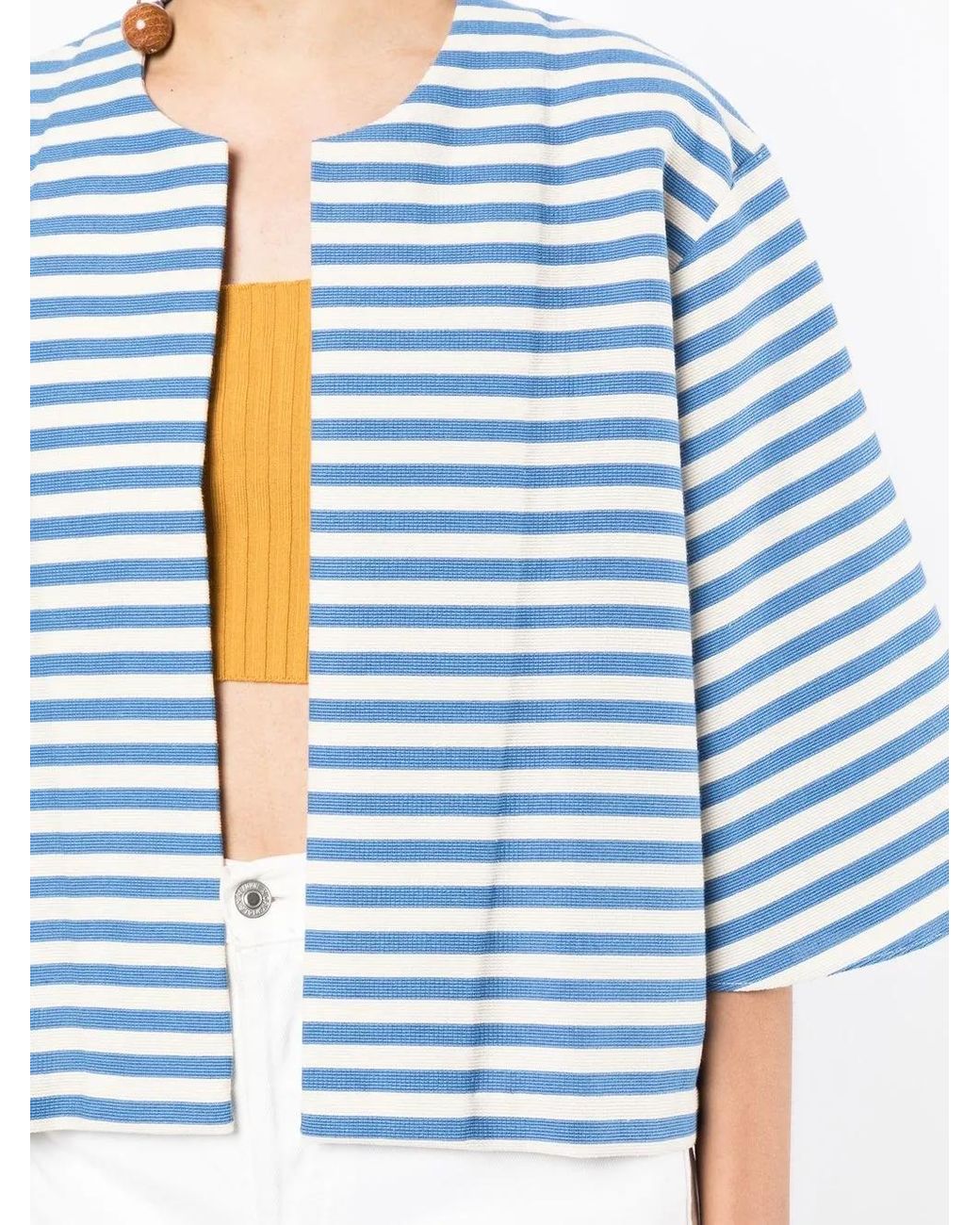 Bambah Blue Arayes Striped Jacket