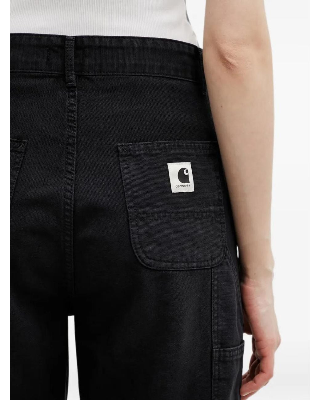 Carhartt Black Pierce Straight Trousers