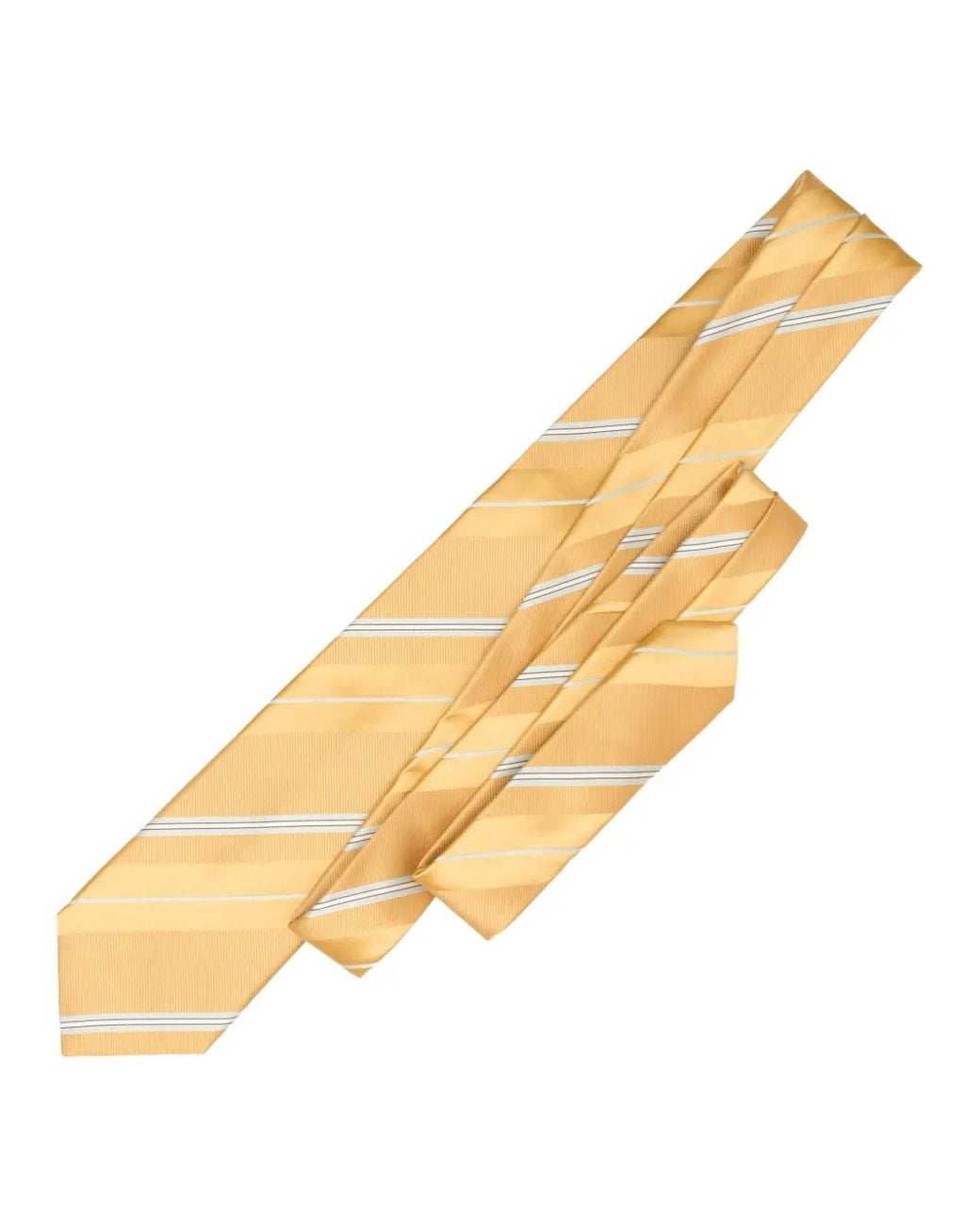 Elizabetta Yellow Toledo Silk Jacquard Tie for men