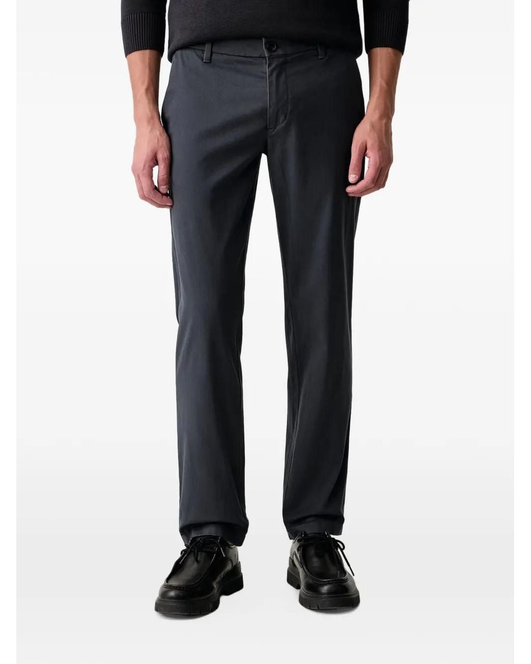 Marc O' Polo Black Mads Straight-Leg Chino Trousers for men