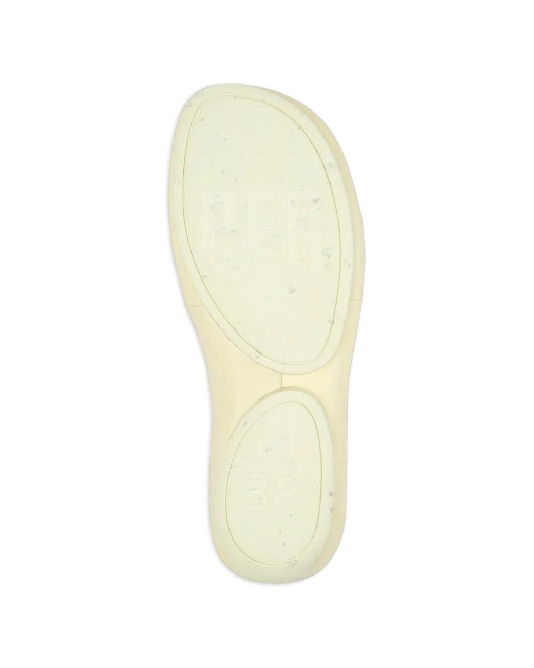 Camper Natural Right Isla Leather Sandals