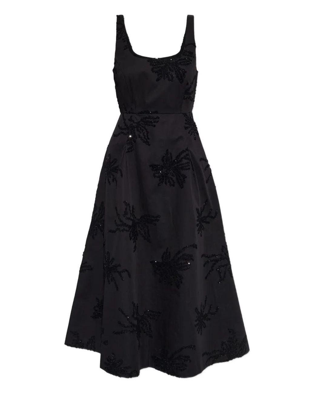 Munthe Black Ronia Sequin-Embellished Midi Dress