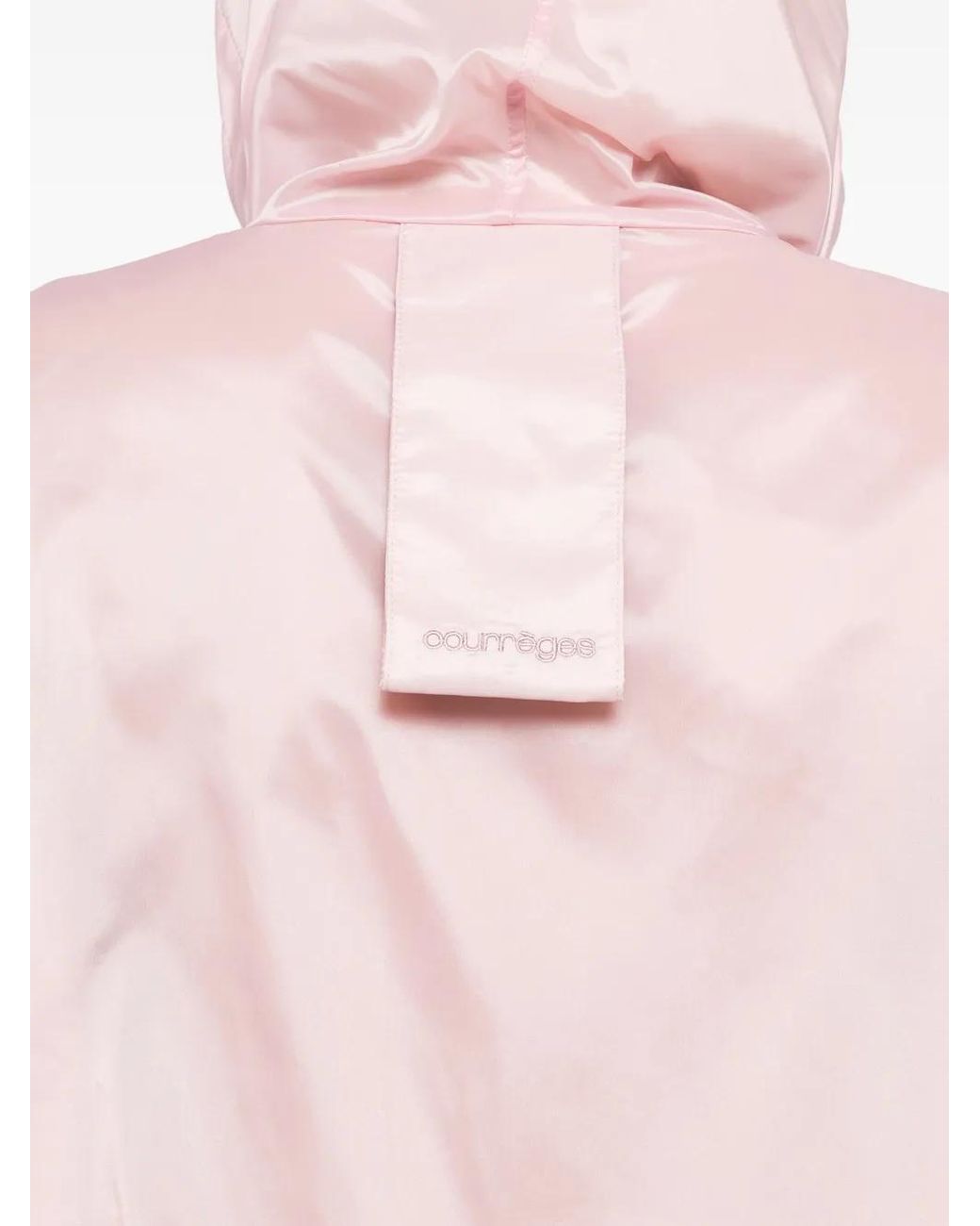 Cortavientos Con Capucha Courreges de color Pink