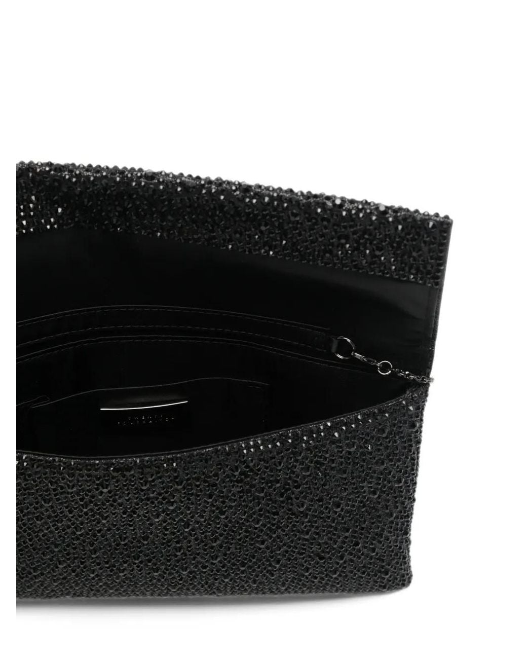 Twentyfourhaitch White Carena Clutch Bag