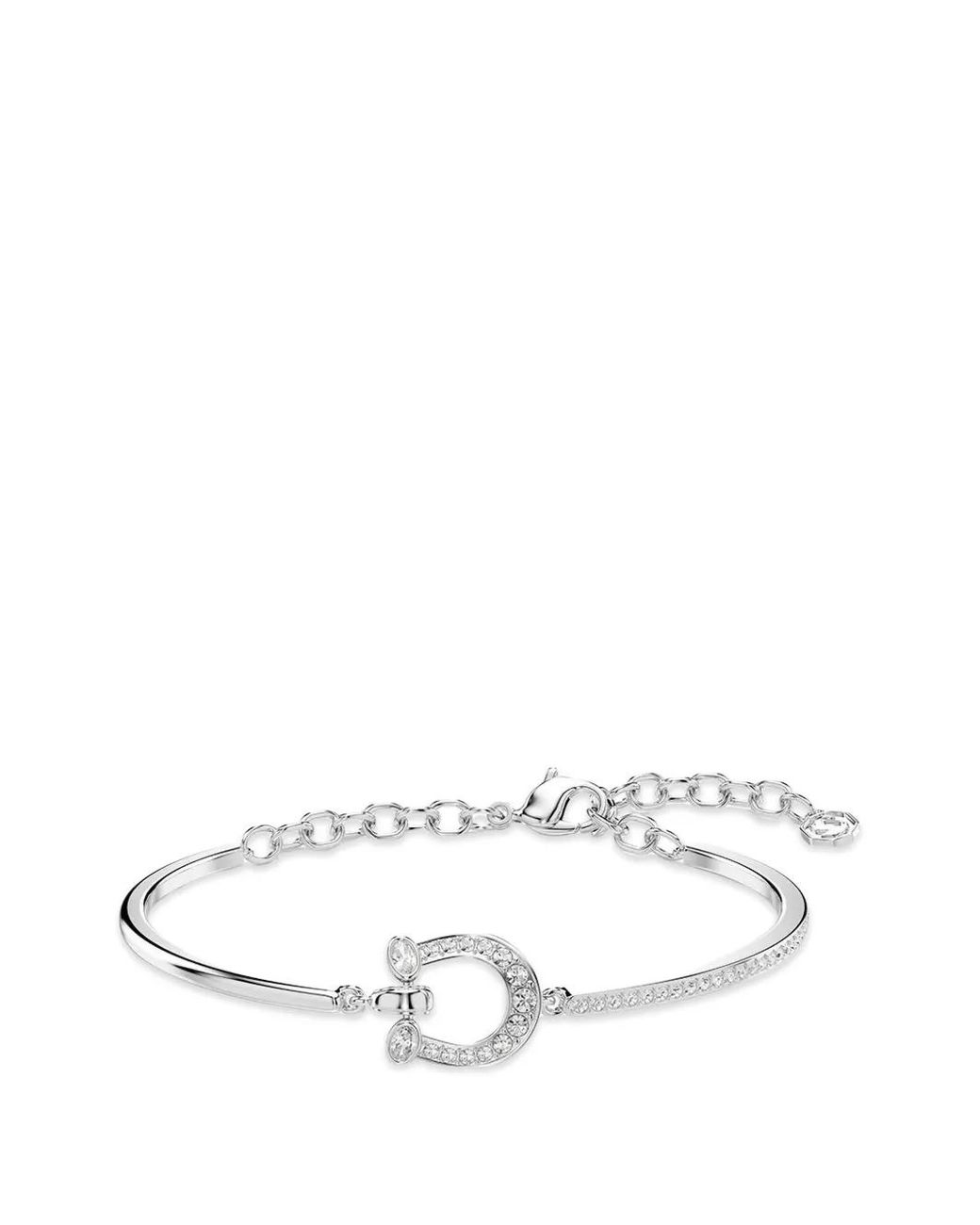 Swarovski White Symbolica Horseshoe Embellished Bracelet