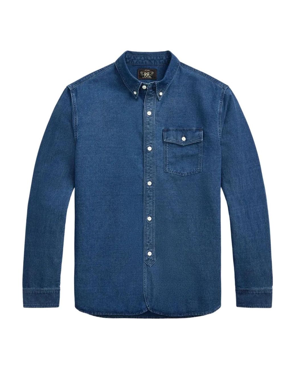 Camicia di RRL in Blue da Uomo