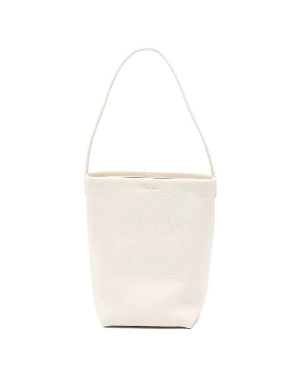 The Row White Small N/S Park Tote Bag