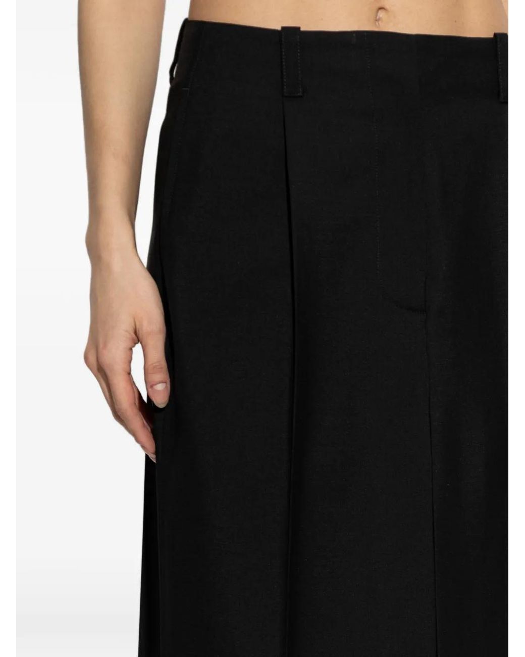 Givenchy Black Midi Trousers Skirt