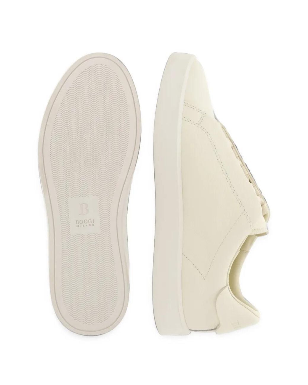 Boggi White Essence Trainers for men