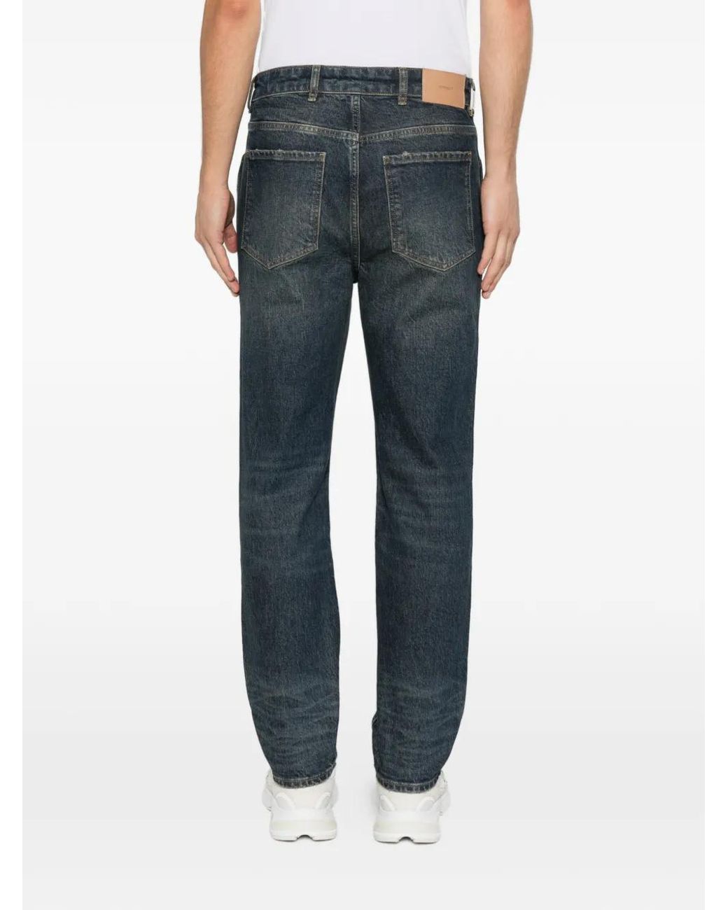 Represent Gray Straight-Leg Jeans for men
