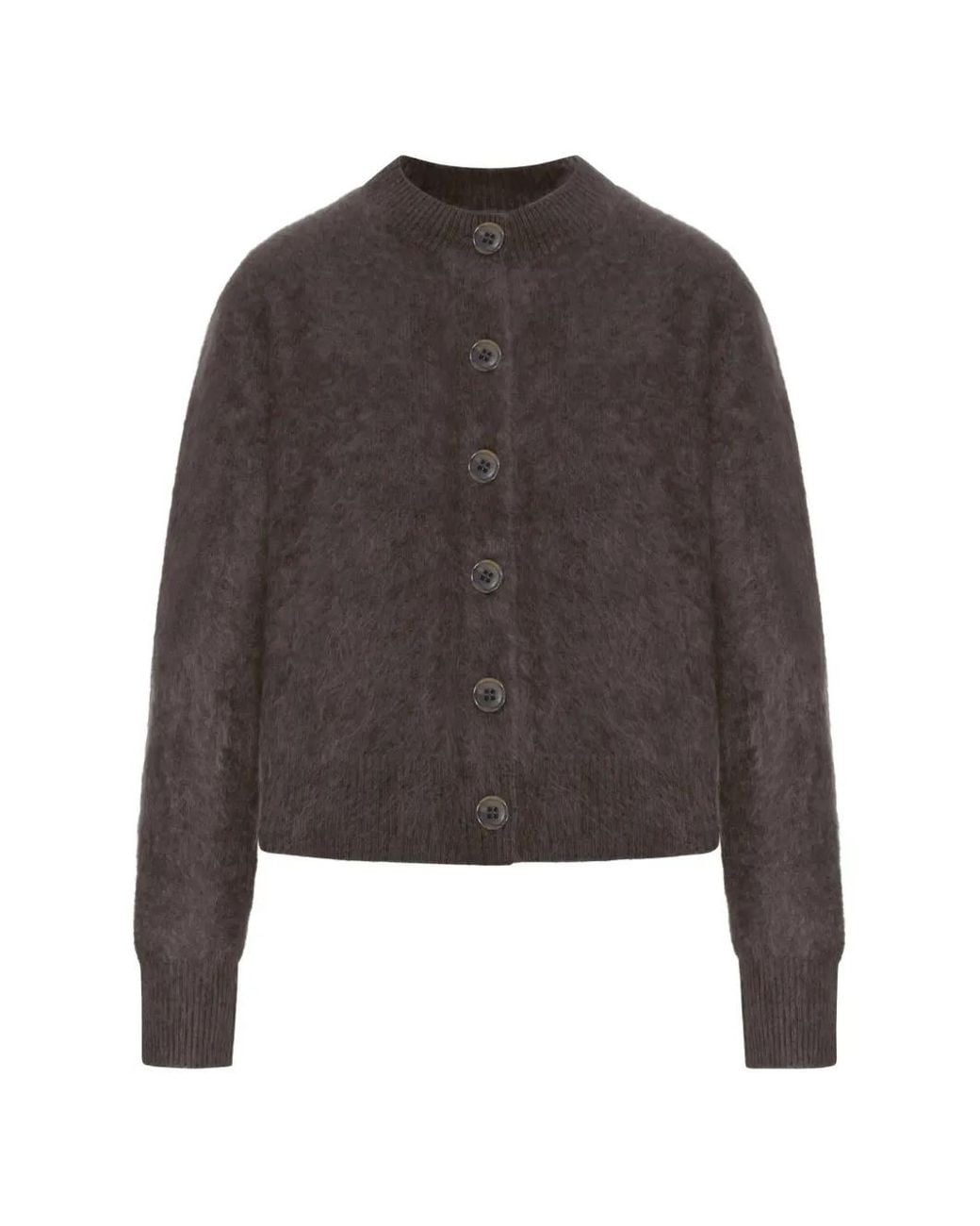 Lisa Yang Brown Azalea Cashmere Cardigan