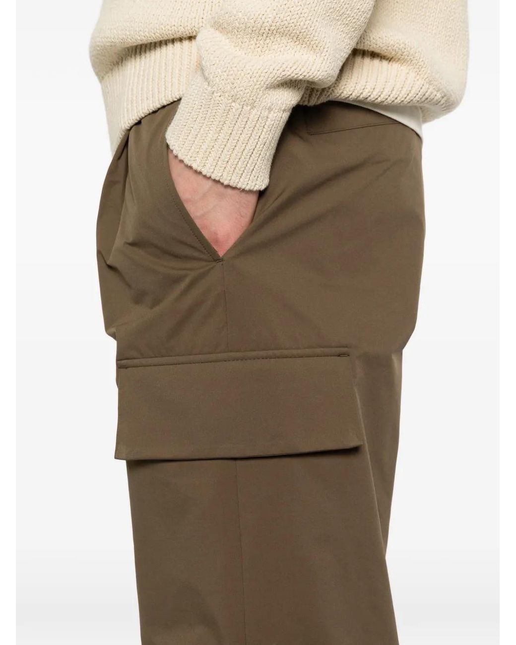 Herno Brown Pocket Trousers for men