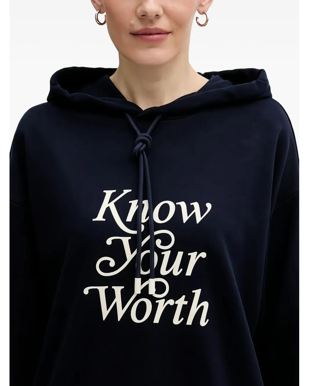 Benetton Blue Logo Hoodie