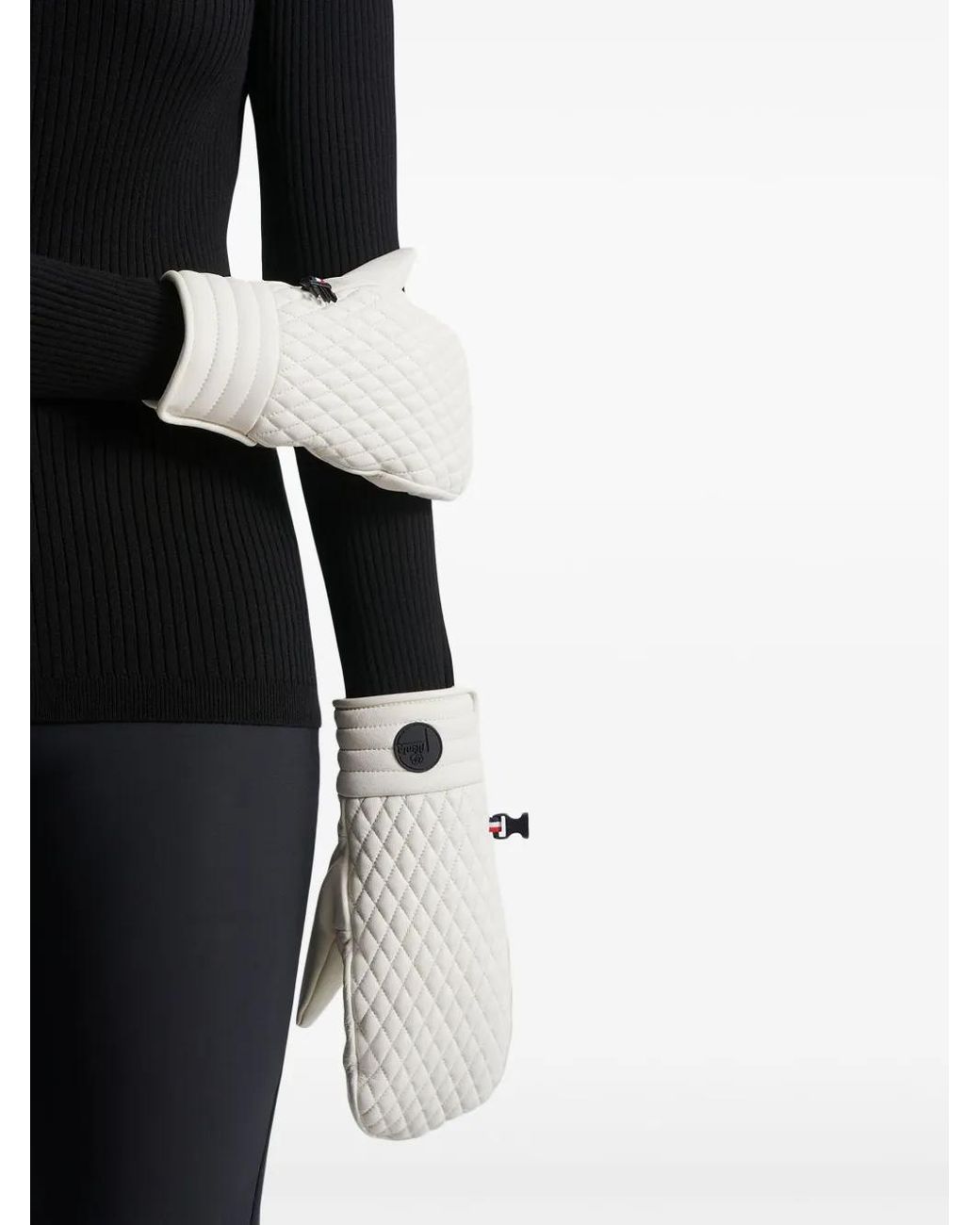 Muffole Athena Mitten di Fusalp in White