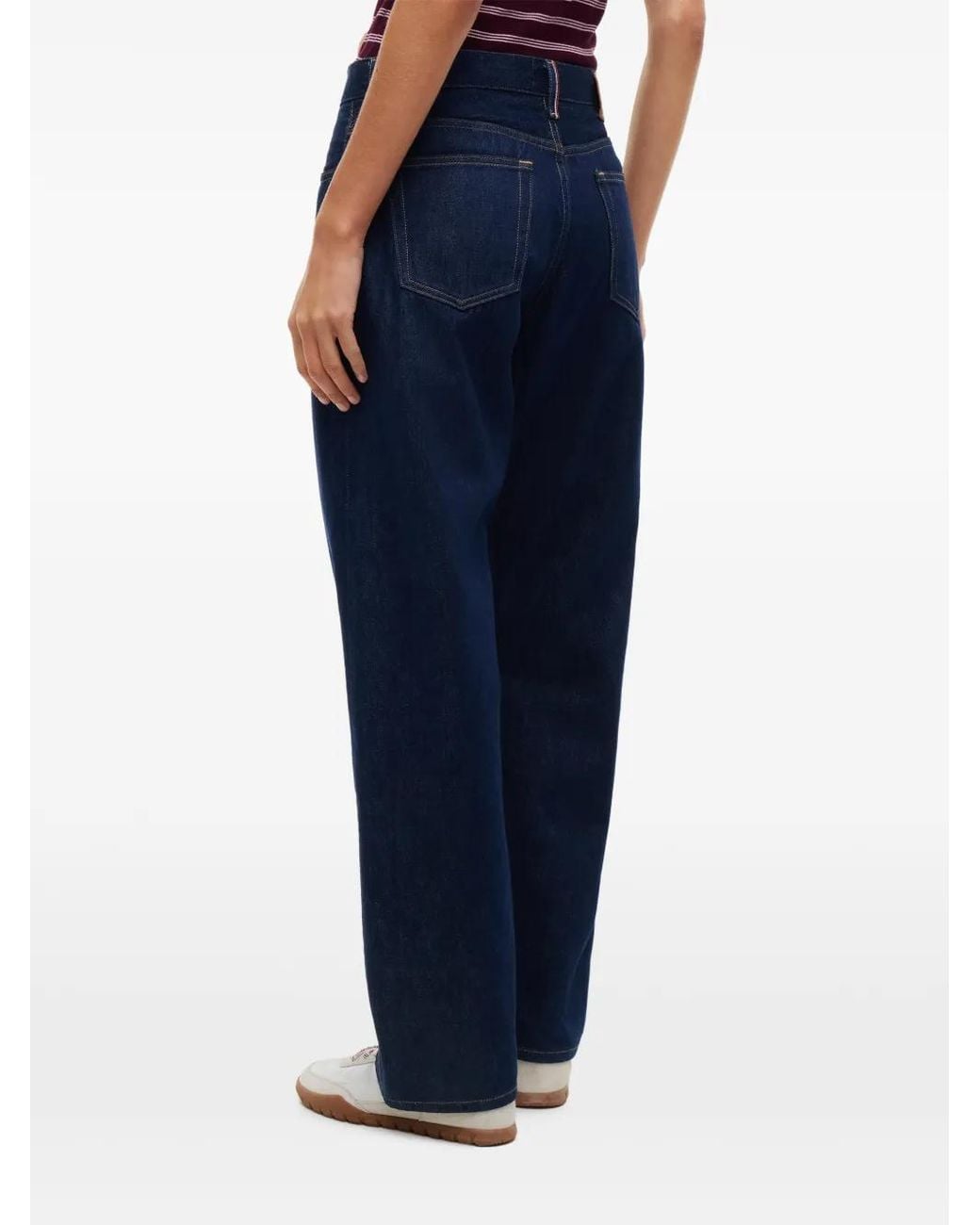 Tommy Hilfiger Blue Kira Straight-Leg Jeans