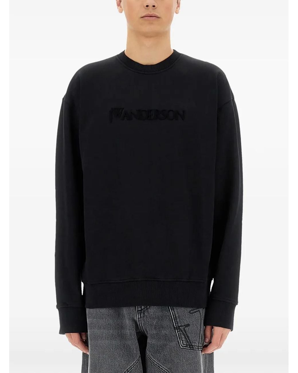 J.W. Anderson Black Cotton Sweater for men