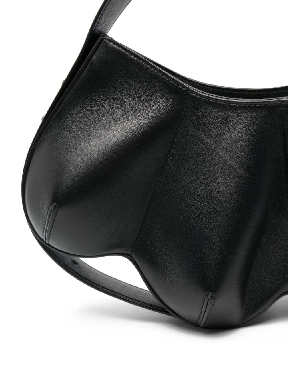 AVAVAV Black Panelled Tote Bag