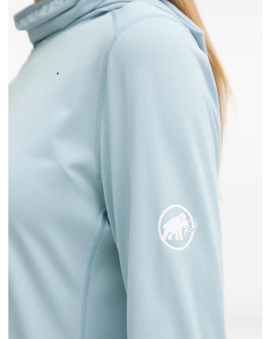 Mammut Blue Selun Fl Sun Performance Hoodie