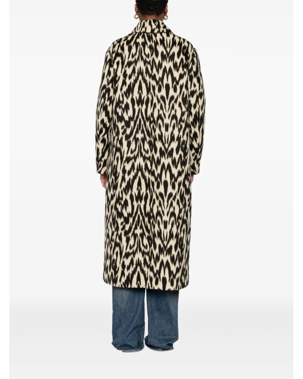 Forte_forte White Jacquard Long Coat