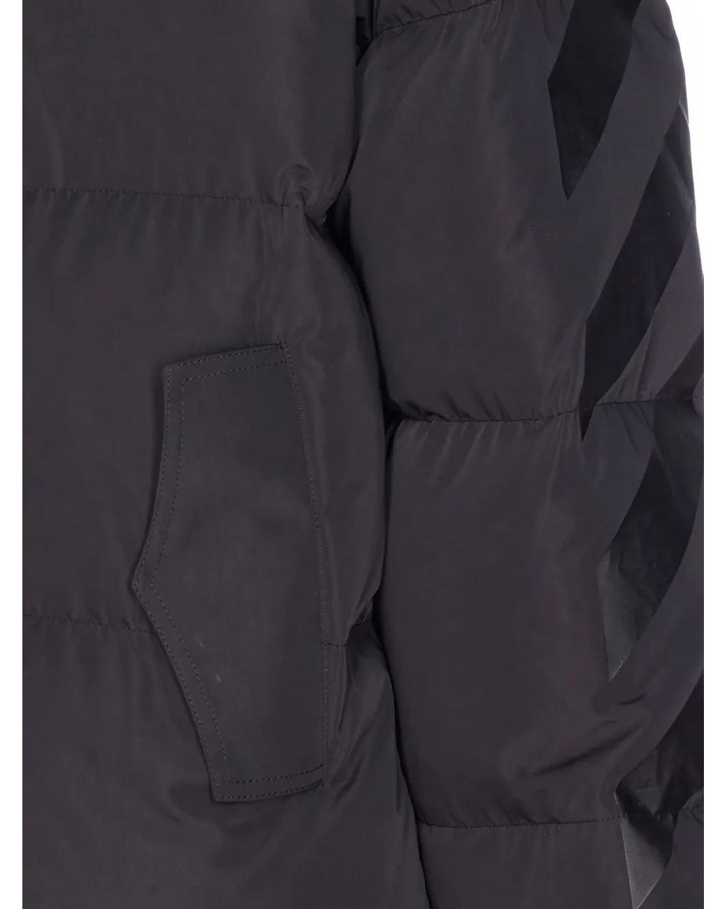Off-White c/o Virgil Abloh Blue 'Diagonal Arrow' Down Jacket