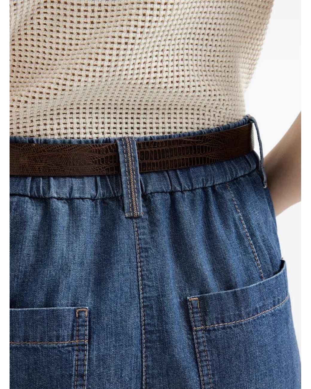 Brunello Cucinelli Blue Denim Cotton Jeans