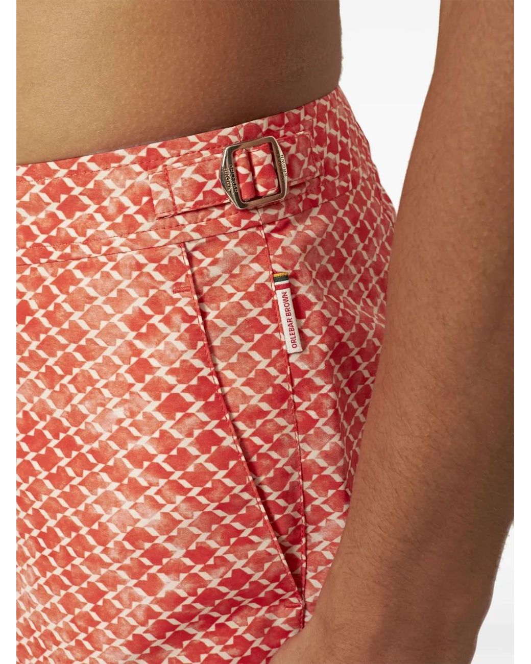 Orlebar Brown Red Bulldog Swim Shorts for men