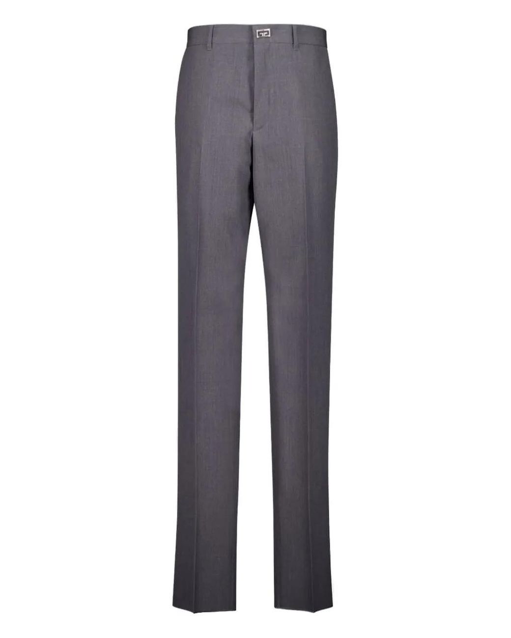 Givenchy Gray Slim Fit Tailored Pants for men