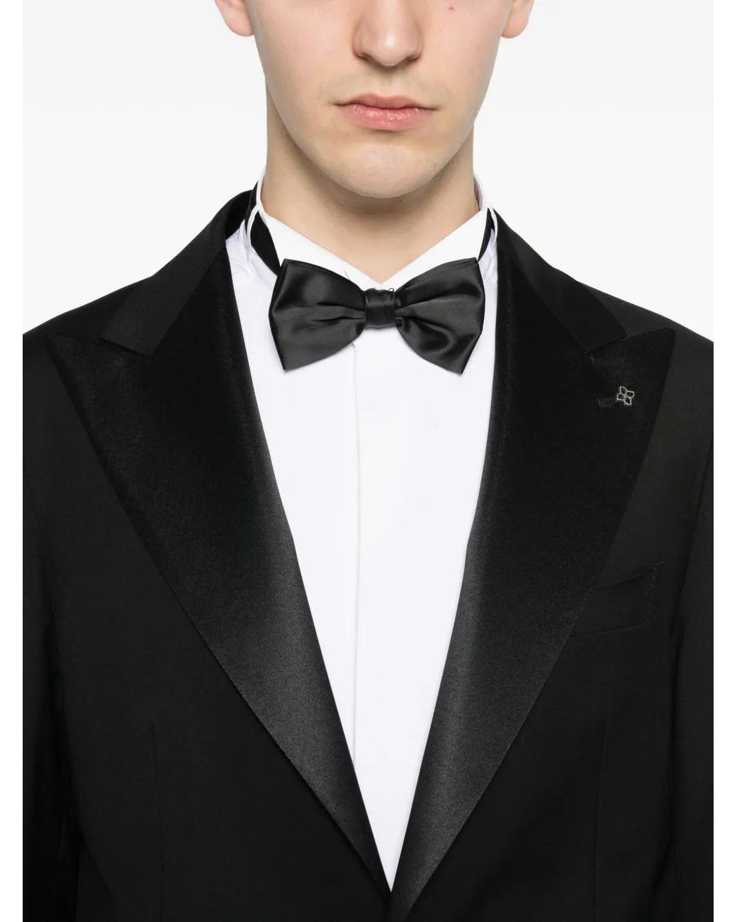 Tagliatore Black Single-Breasted Suit for men