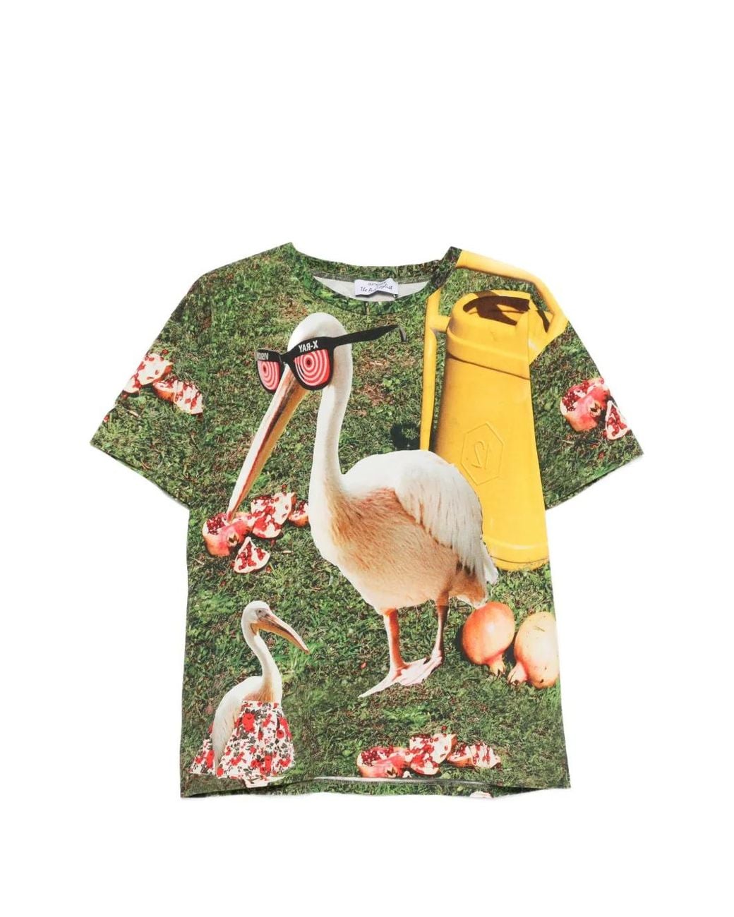 The Artistylist Green Graphic-Print T-Shirt
