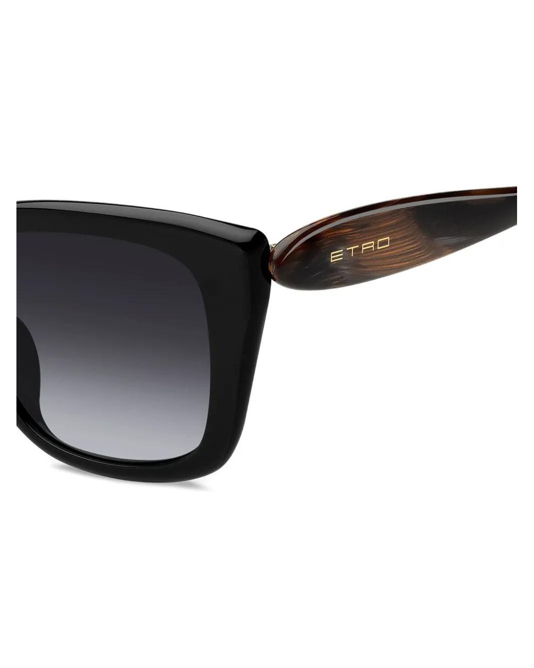 Etro Black Square-Frame Sunglasses