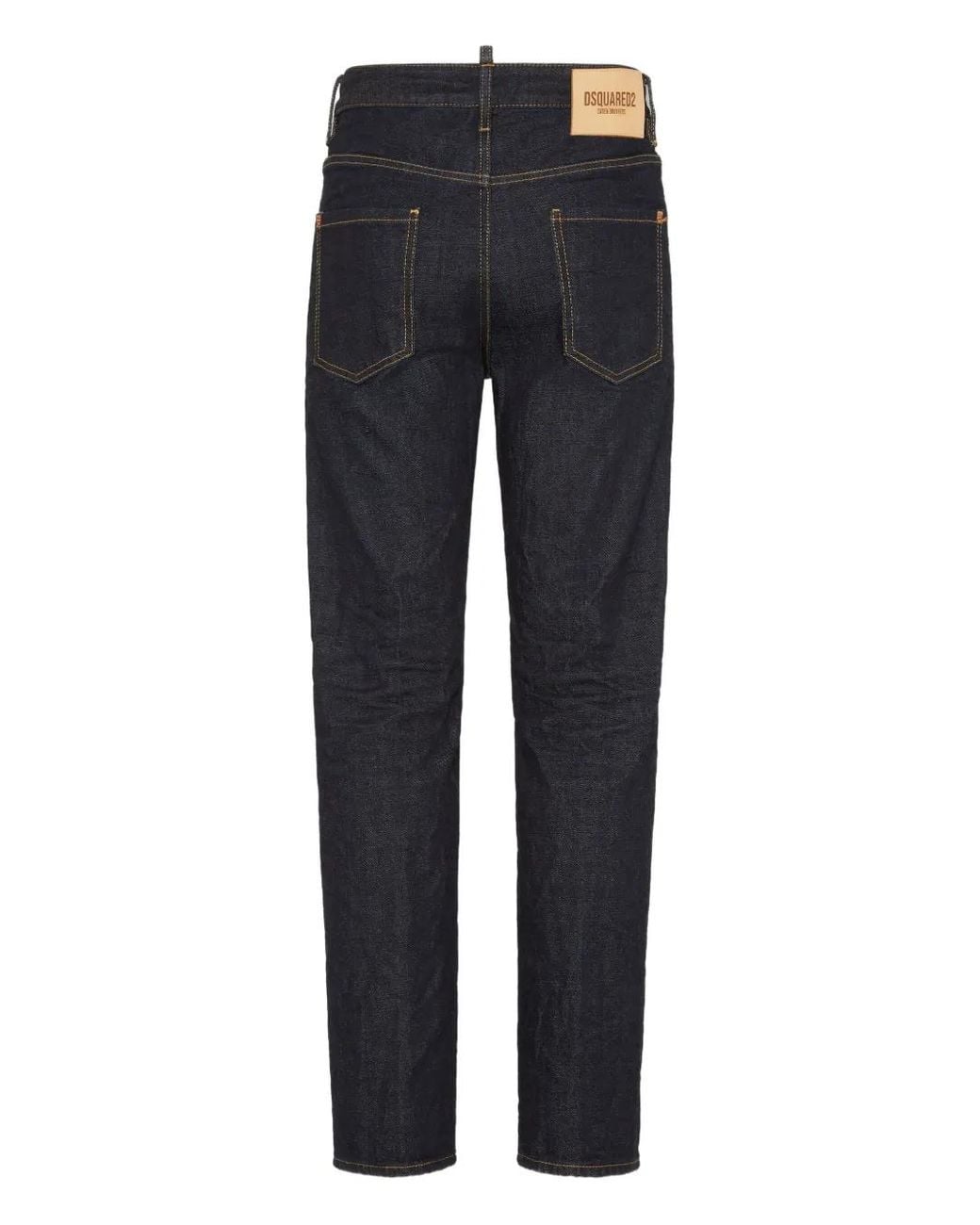 DSquared² Blue Logo-Patch Jeans for men