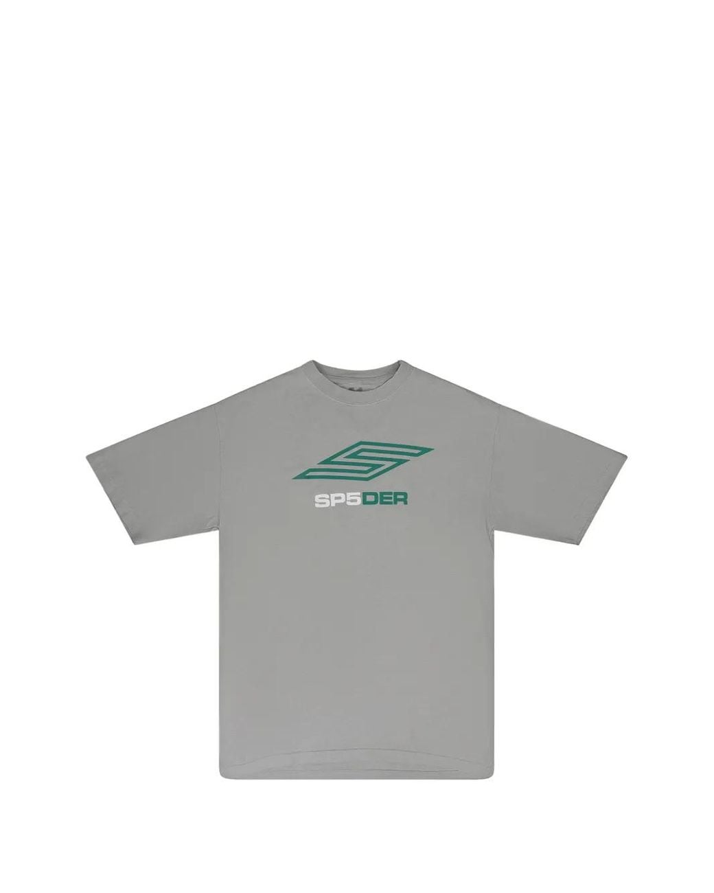 Sp5der Gray Pro Lw Logo-Print T-Shirt for men
