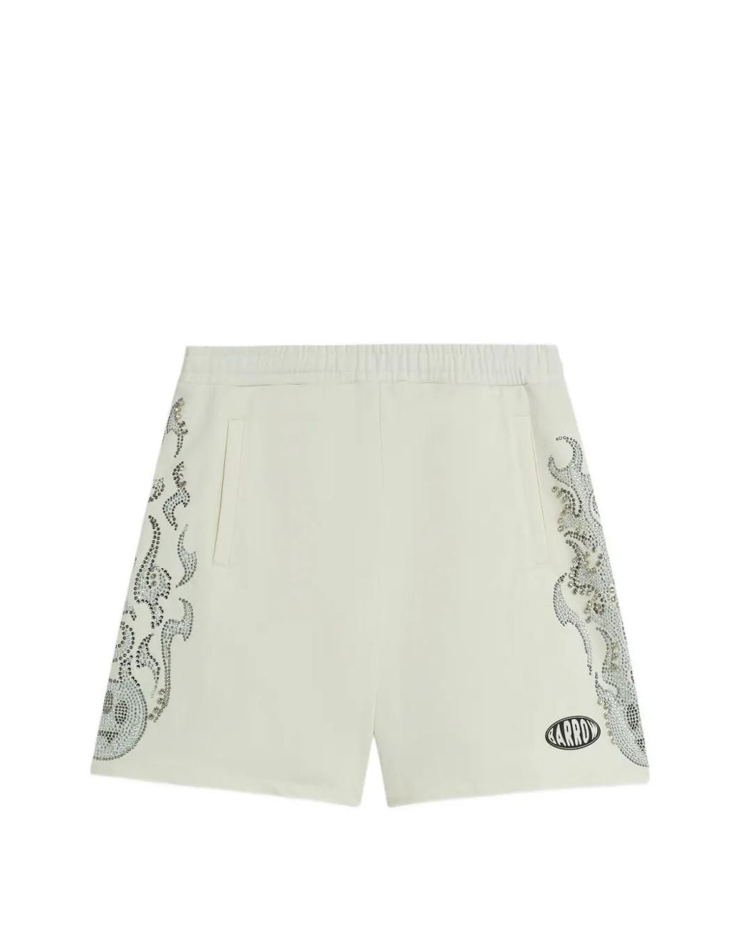 Barrow White Short À Logo for men