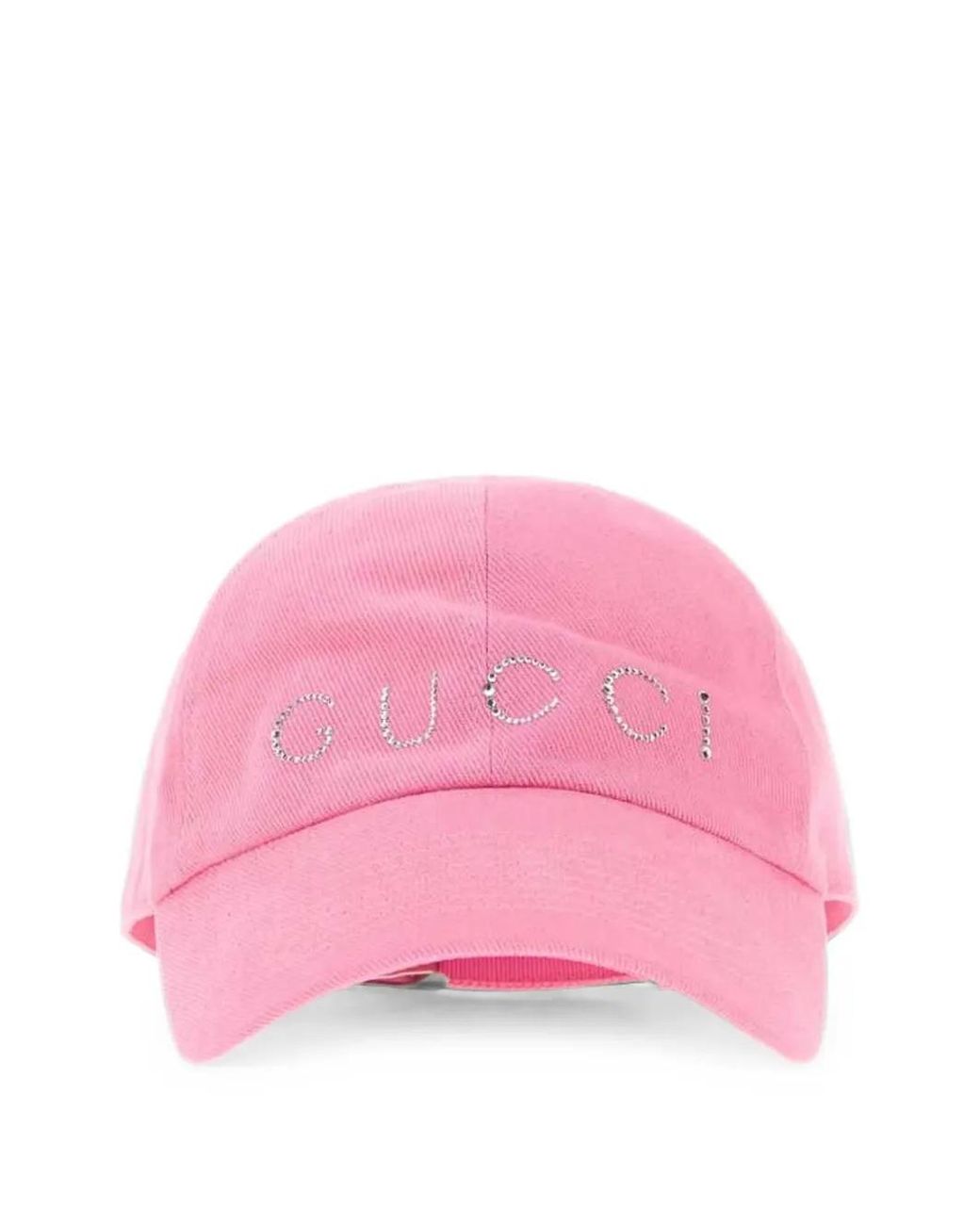 Gucci Pink Crystal-Embellished Baseball Cap