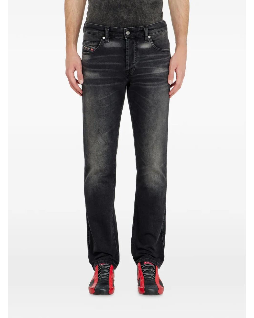DIESEL Black Slim Jeans Regular Waist 1993 D-Vyl for men