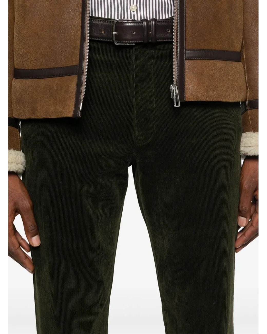 Polo Ralph Lauren Black Corduroy Trousers for men