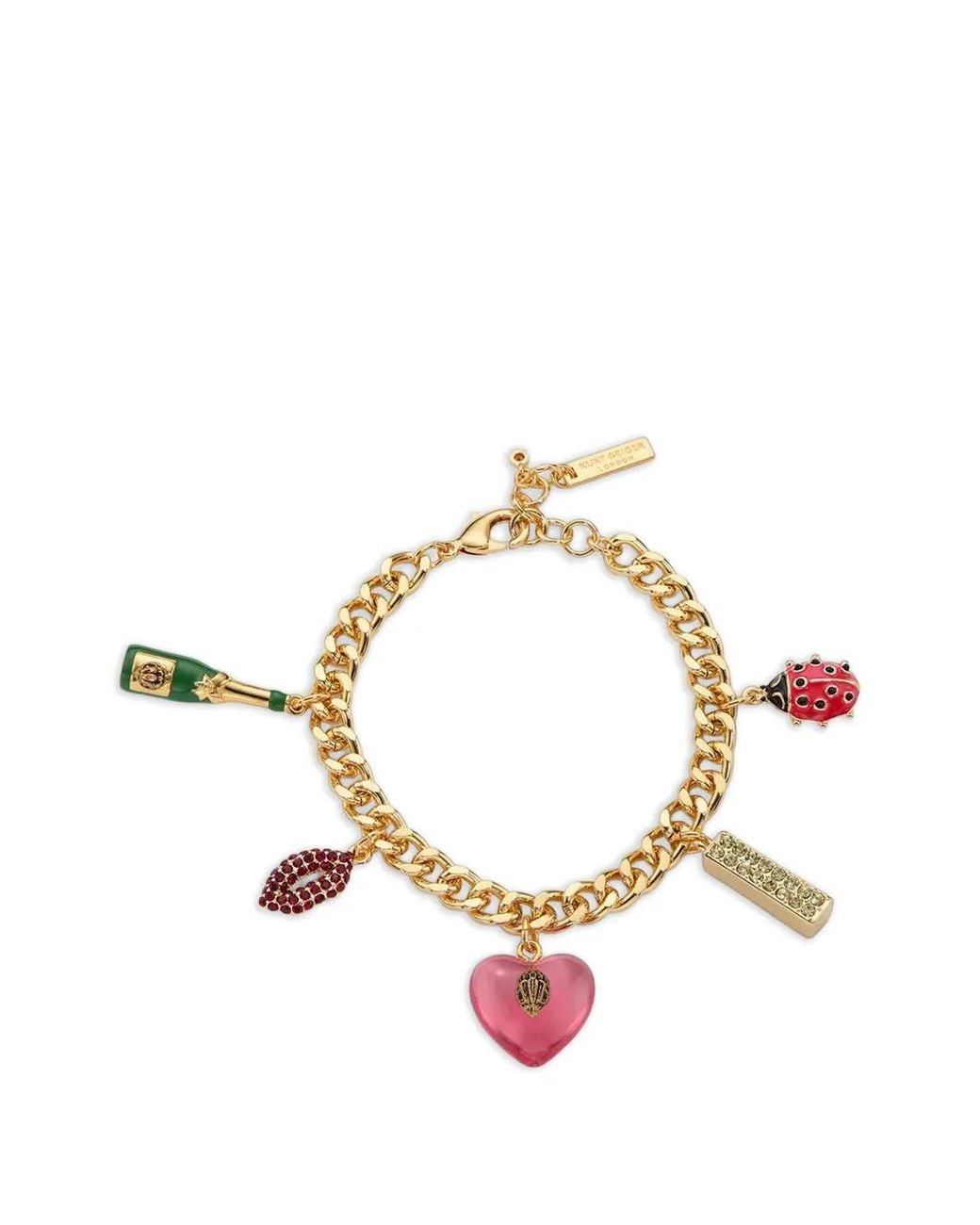 Kurt Geiger Metallic Novelty Charm Bracelet