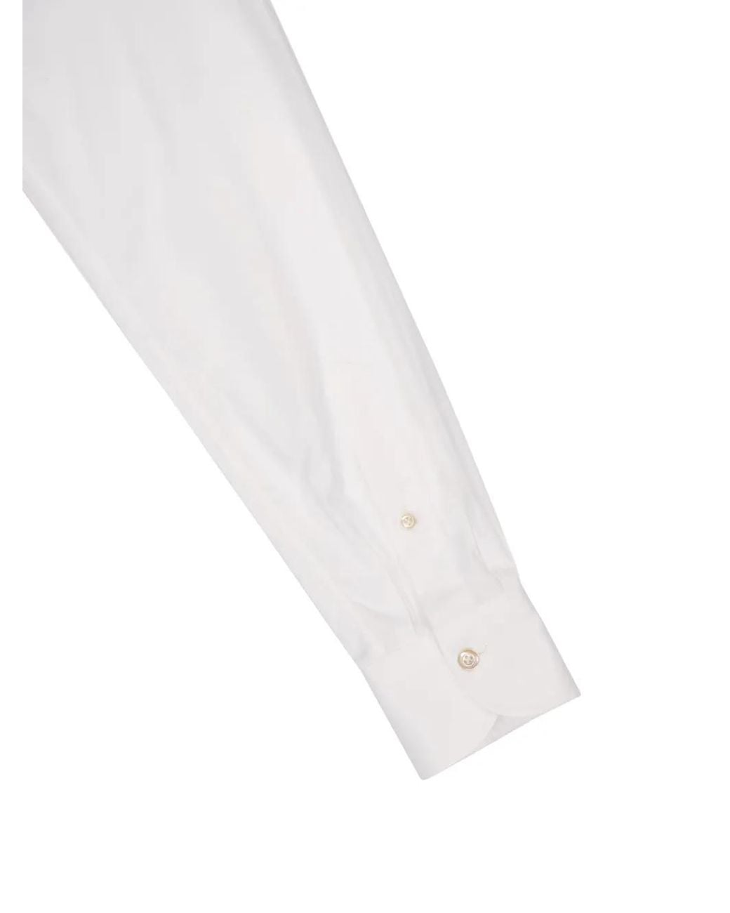 Boglioli White Cotton Buttoned Shirt for men